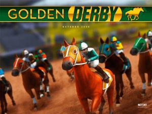 Pferderennen online - mit dem Golden Derby Spielautomaten von NetEnt